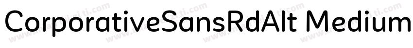 CorporativeSansRdAlt Medium字体转换